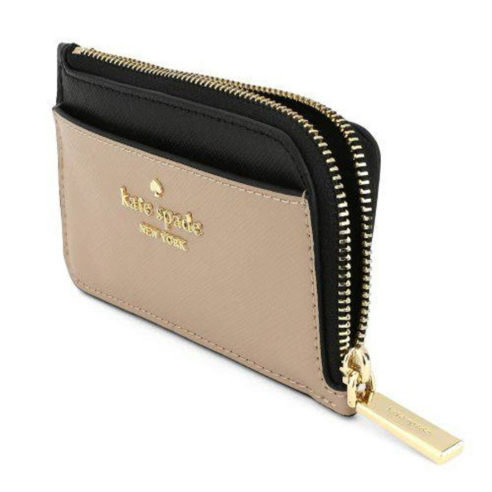 Kate Spade Madison Saffiano Leather Top Zip Card Holder